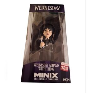 Minix Wednesday Addams With Thing Collectible Figurine Brand New in box